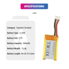 Replacement Hot Selling 3.7V 500mAh Li-ion 562542 desk 2600 pos battery for Ingenico Desk 2600 POS Terminal