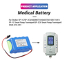 12V 2500mAh Ni-MH Rechargeable Smart Pump Tourniquet 0AXSTGX10 0AXINST10 5920-010-091 Medical Battery for SP-1C SP-2CX 