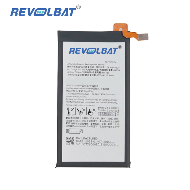 Wholesale Factory Li-polymer Replacement 3.85V 3360mAh TLp035B1 Mobile Phone Battery For BlackBerry KEY2 BBF100-1 BBF100-2