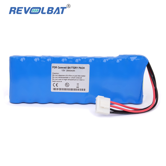 Medical Replacement Battery ECG Battery For Carewell ECG-1101 ECG-1101B ECG-1101G HX-AA-12-1500 M05-3112N-00
