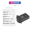 7.4V 850mAh Li-polymer Rechargeable Drone Battery RC Helicopter Battery for MJX B3Mini Bugs 3Mini Remote control aircraft 