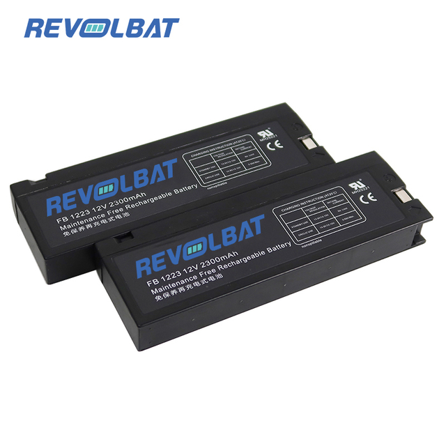 Replacement 12V 2300mAh FB1223 Medical Battery for Vital Signs Monitor PM9000 PM8000 PM7000