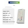 10.8V 5800mAh Lithium Ion Rechargeable 8019-0535-01 Lithium Defibrillator Medical Battery for Zoll R E M2 Series