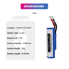 Pos Terminal Battery Li-ion 18650 Battery for 3.7V 2600mAh 3.7V 2600mAh New7210 3.7V 2600mAh Bateria