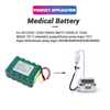 NiMH Replacement 12V 2000mAh Ni-mh Rechargeable 601259 E-1520 Volumetric Pump Medical Battery for CODAN ARGUS 707 V Syringe Pump