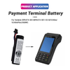 3.7v 2600mah Li-ion Replacement Lithium Ion BPK474-001 V240m Pos Termina Battery for Verifone V240M Payment Terminal