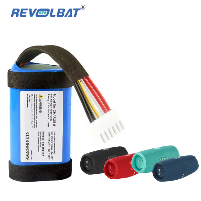 High Capacity Replacement Li-ion 3.7V 7500mAh GSP-1S3P-CH4A Charge 5 Speaker Battery for JBL Charge 5 CHARGE5BLUAM Wireless Bluetooth Speaker