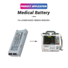 14.8V 3000mAh LI24I001A Battery Compatible for Mindary BeneHeart D3 LI24I001A D2 D3