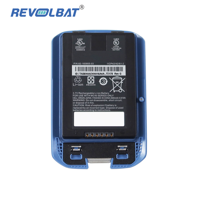  3.7V Barcode Scanner Replacement Battery for Symbol MC40 MC40C MC40N0 MC40N0-SCG3R00 MC40N0-SCJ3RM0 MC40N0-SLK3R0112 82-160955-01