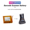 3.7V 780mAh CS3070 CS3300 82-133770-01 Barcode Scanner 800mAh 82-133770 Battery for Zebra CS3070 