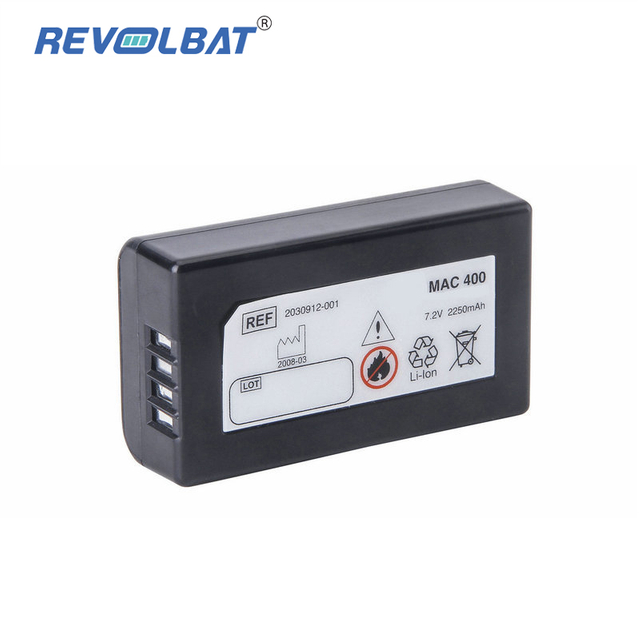 Lithium Ion Li-ION 7.2V 2250mAh Replacement 2047357-001 2030912-001 2073265-001 Medical ECG Battery for GE MAC 400 C3 MAC600