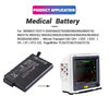 ME202C Battery 10.8v 7800mAh Li-ion battery for Philips ME202EK 989803194541 VS2 VM4 VM6 VM8 VM3 Vital Signs Monitor Battery 