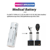 Heine X-382 X-002.99.382 X-02.99.380 NiMH 3.5 Volt 1000mAh Ni-mh Replacement Medical Battery for Ophthalmoscope Beta 200 Otoscope Handles
