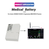 High quality 989803169491 Medical Replacement Vital Signs Monitor battery 14.8V 5080mAh 75.18Wh for Invivo Expression MRI 9093 Precess 
