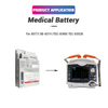 Wholesale Replacement 14.4v 6300mah Medical Electric Li-ion X077 SB-831V ECG Battery for NIHON KOHDEN TEC-8300 TEC-8352K