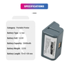 OEM Mobile Portable Label Printer Replacement 14.8V 2600mAh Batteries for Intermec PB50 PB51 318-026-001 AB13 852-915-001 PW50 li-ion battery pack
