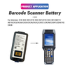 OEM ODM Li-polymer 3.7V 5200mAh Replacement Barcode Scanner 318-034-001 CK3R CK3X CK70 CK71 AB17 AB18 Battery for Intermec CK3