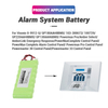 Wholesale OEM ODM Ni-MH 9.6V 1800mAh 0-9912-G GP180AAH8BMX 103-300672 Alarm System Battery for Visonic Powermax Pro Amber Select