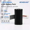 Revolbat Lithium Battery Pack High Quality 7.2V 3350mAh Li-ion Battery Replacement for AXIUM DX8000 LD18650K-1 POS Payment